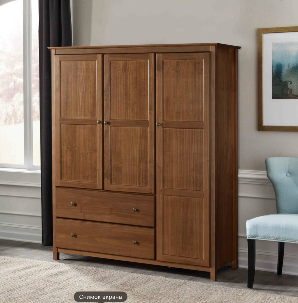 Shaker 3-Door Wardrobe