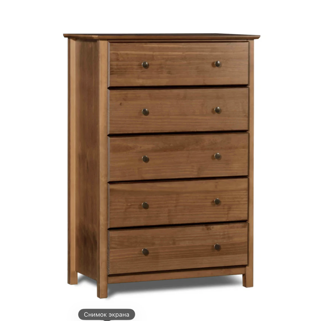 Shaker 5-Drawer Chest